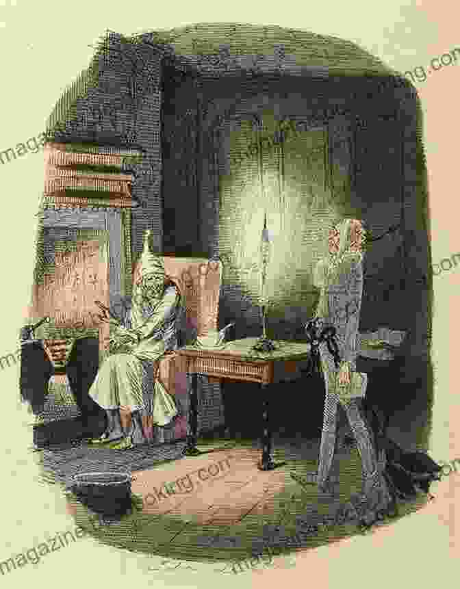 A Beautiful Illustration From The New Illustrated Edition Of A Christmas Carol, Depicting Scrooge's Encounter With The Ghost Of Christmas Past. A Christmas Carol : The New Illustrated Edition
