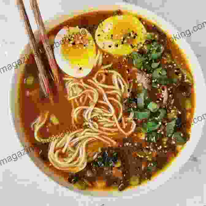 A Bowl Of Ramen, Featuring Noodles, Broth, And Toppings A Taste Of Japan: Traditional Japanese Cooking Made Easy With Authentic Japanese Recipes (Best Recipes From Around The World)