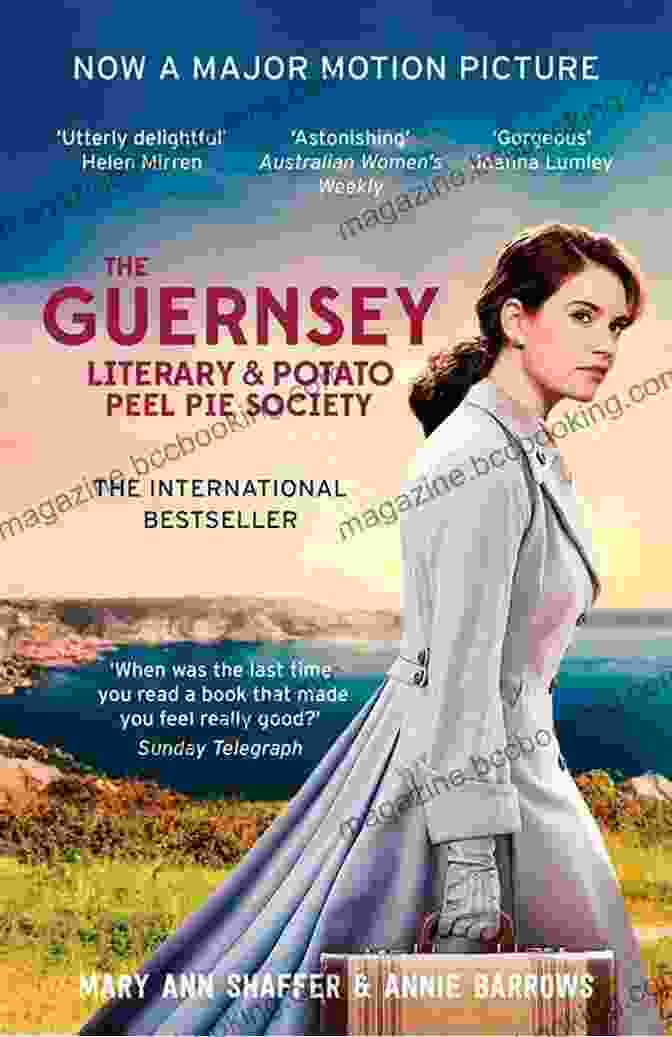 A Charming Cover Of “The Guernsey Literary And Potato Peel Pie Society” Book With An Image Of A Woman Reading On A Beach The Guernsey Literary And Potato Peel Pie Society: A Novel