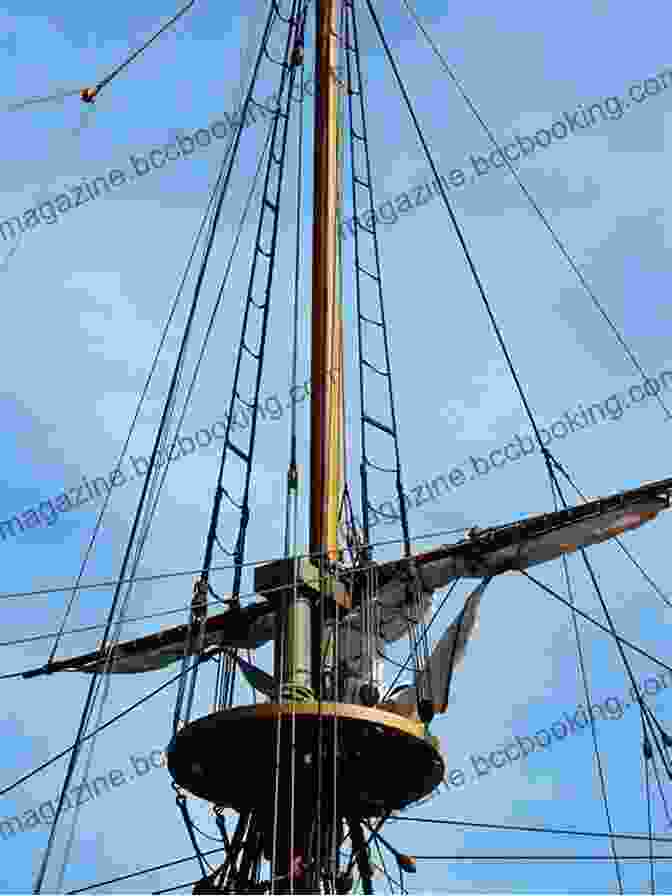 A Close Up Of A Pirate Ship's Mast With Colorful Sails And Intricate Rigging Go Go Pirate Boat (New Nursery Rhymes)
