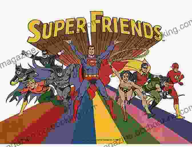 A Colorful Collage Of Super Friends Characters Super Friends (1976 1981) #24 Kendra Garcia