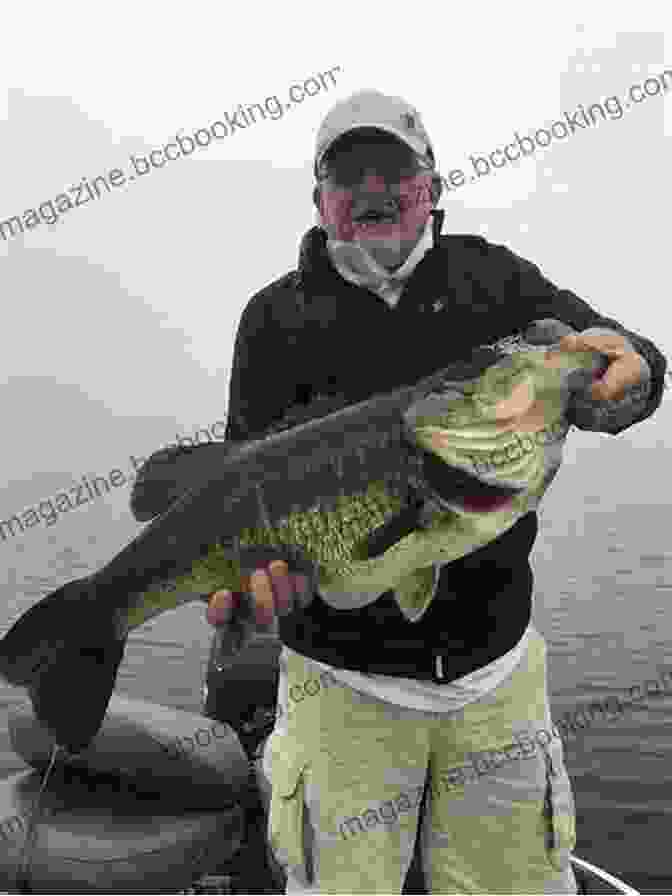 A Fly Fisher Holding A Largemouth Bass Caught In Lake Erie's Western Basin Fly Fishing In The Midwest