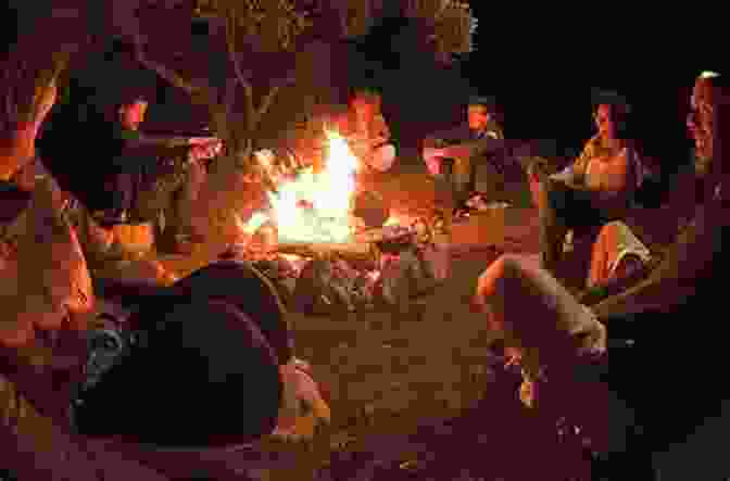 A Group Of People Gathering Around A Campfire, Sharing Stories And Experiences HOLISTIC OFFGRID LIVING: How To Plan And Execute Living Off The Grid (Shelter Water Energy Heat And More)