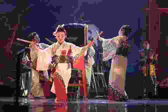 A Group Of Performers In Elaborate Costumes Performing A Traditional Japanese Dance Japanese Culture (Global Cultures) Teresa Heapy