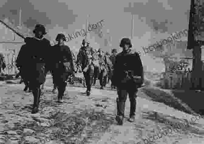 A Group Of Soldiers Marching Through A Devastated Village During World War I In The Fields And The Trenches: The Famous And The Forgotten On The Battlefields Of World War I