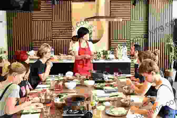 A Japanese Cooking Class, With Participants Preparing A Variety Of Dishes A Taste Of Japan: Traditional Japanese Cooking Made Easy With Authentic Japanese Recipes (Best Recipes From Around The World)