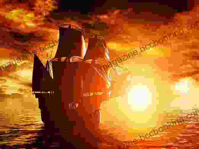 A Pirate Ship Sailing Into The Horizon Under A Glorious Sunset Go Go Pirate Boat (New Nursery Rhymes)