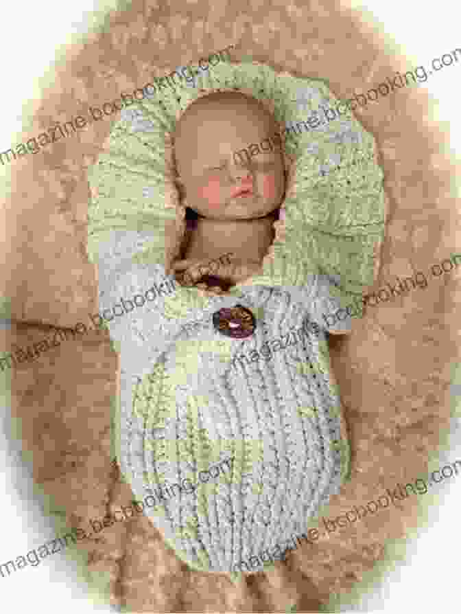 A Soft And Cozy Knitted Bobble Cocoon For A Preemie Or Doll, Perfect For Snuggling And Warmth. Knitting Pattern KP258 Preemie Or Doll Bobble Cocoon 10 12 And 14 16 UK Terminology