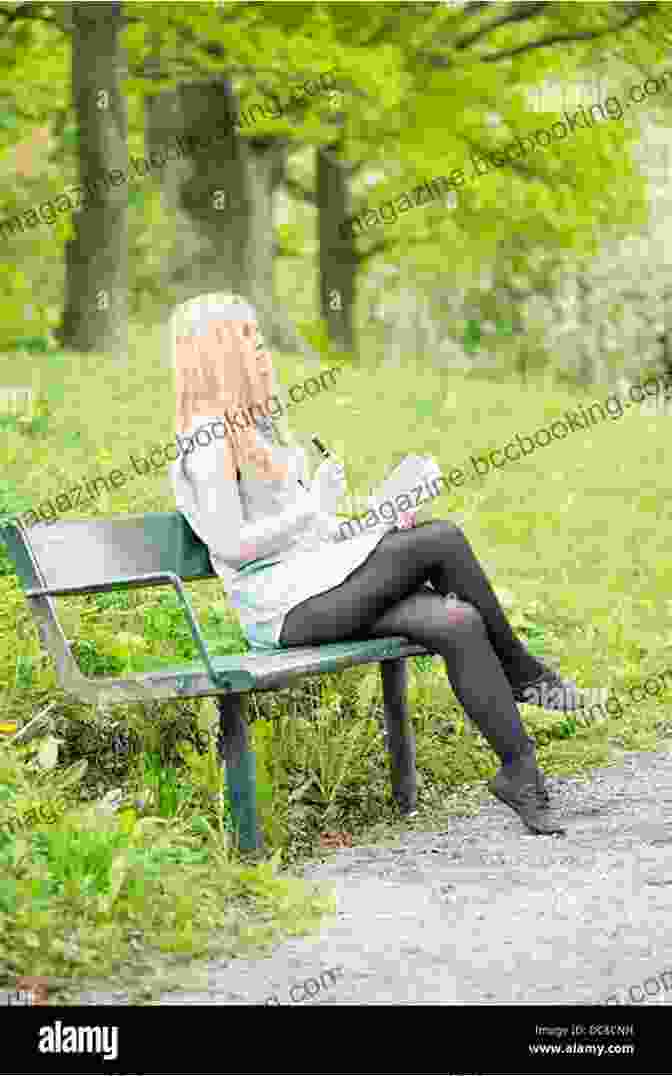 A Young Woman Sitting On A Bench In A Park, Writing In A Journal The Written Journey Episode 2: A True Story