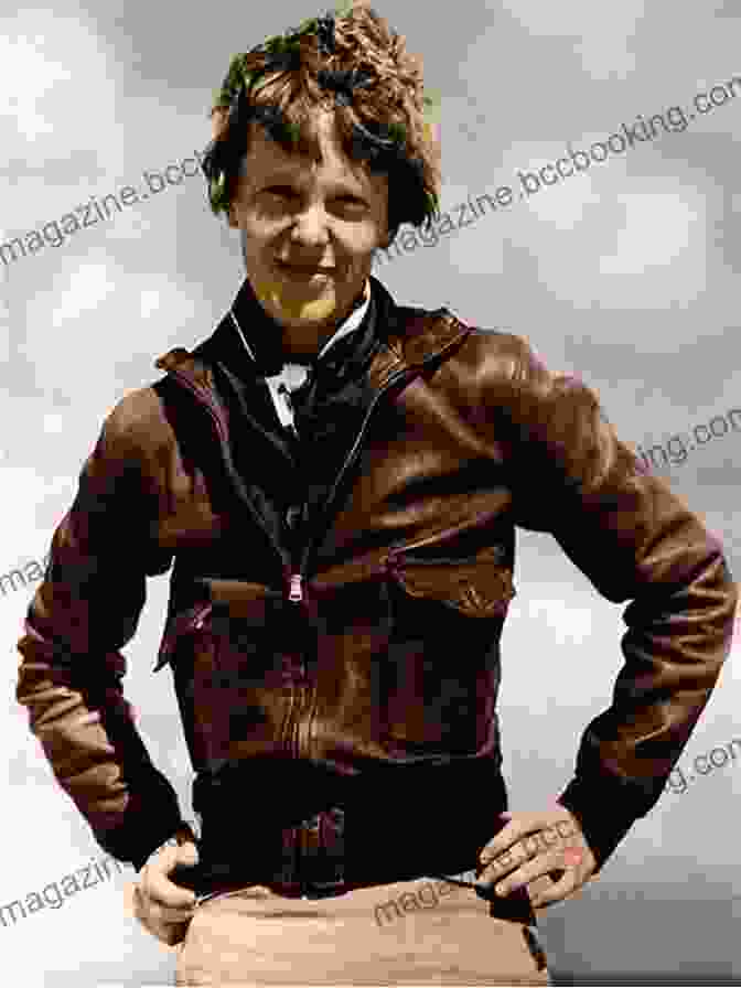 Amelia Earhart, A Daring Woman In A Leather Jacket, Standing In Front Of An Airplane. Leaders And Thinkers In American History A Childrens History Book: 15 Influential People You Should Know (Biographies For Kids)