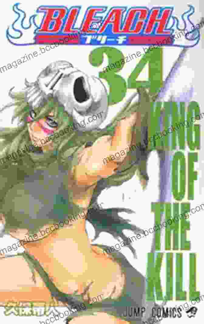 Bleach Vol 34 King Of The Kill Cover Art Featuring Ichigo Kurosaki Wielding His Zangetsu Sword Bleach Vol 34: King Of The Kill