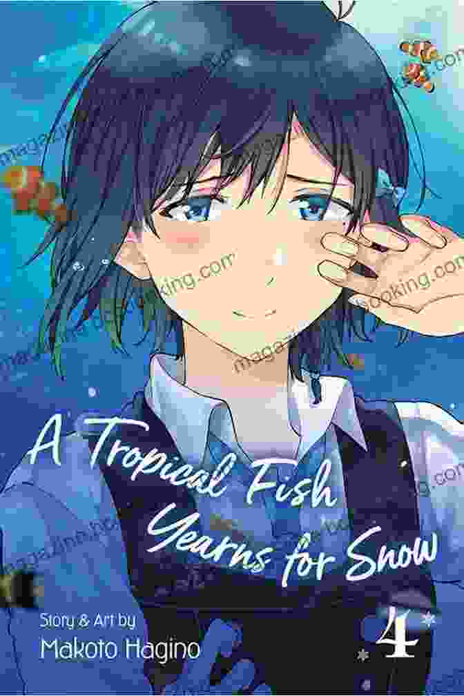 Cover Of Tropical Fish Yearns For Snow Graphic Novel, Featuring A Tropical Fish With Snowflakes Falling Around It A Tropical Fish Yearns For Snow Vol 5