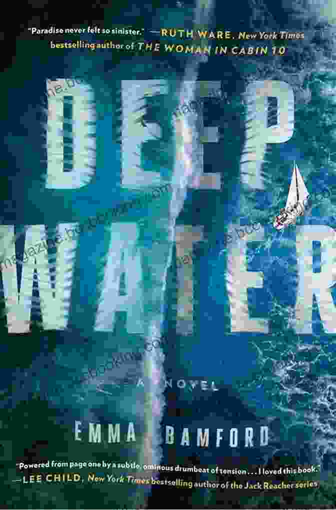 Deep Water Book Cover Featuring A Couple In A Pool, Their Faces Submerged Deep Water (Simon True) Katherine Nichols