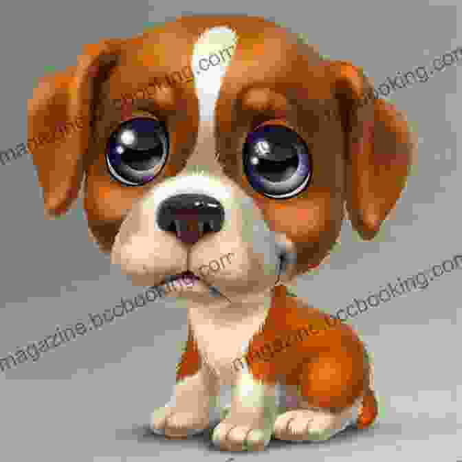 Drawing Of A Cute Big Eyed Puppy Drawing For Kids And Beginners: Learn To Draw Cute Animals In Simple Steps