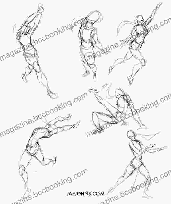Drawing Of A Figure In A Dynamic Pose Figure Drawing For Dummies Kensuke Okabayashi