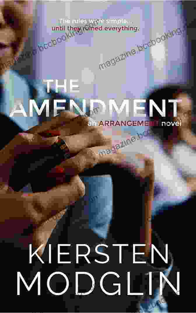 Eye Catching Cover Of 'The Amendment Arrangement Novels', Featuring A Silhouette Of A Figure Against A Dark Background, Symbolizing The Mysterious Nature Of The Legal Thriller. The Amendment (Arrangement Novels 2)