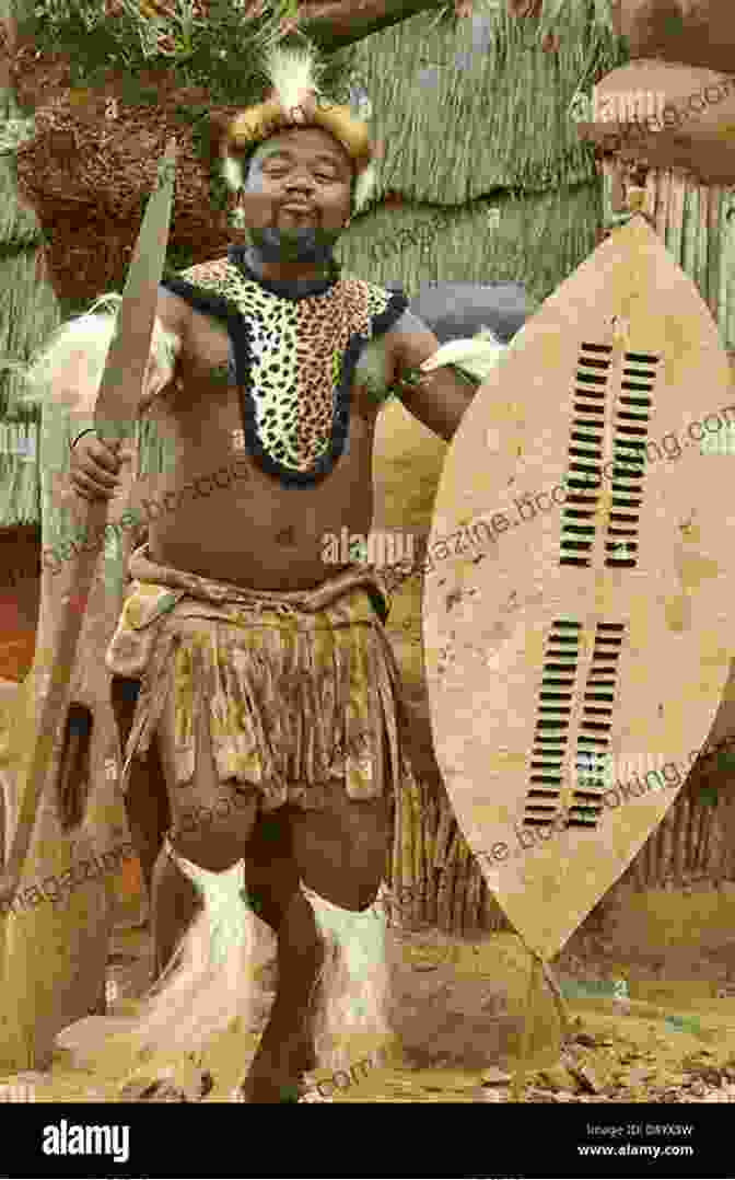 Fearsome Zulu Warriors In Traditional Battle Attire, Armed With Spears And Shields The Roar Of War: The Zulu War Of 1879