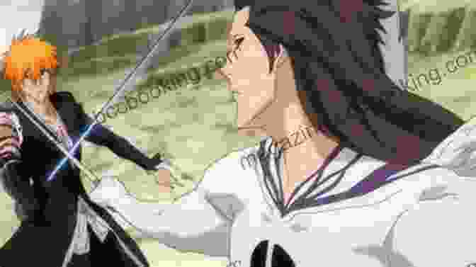 Ichigo Kurosaki Confronting Aizen Sosuke In A Fierce Battle Bleach Vol 34: King Of The Kill