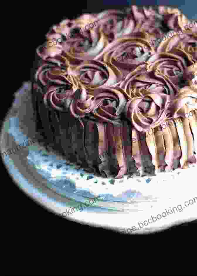 Image Of A Rich Chocolate Cake With Vanilla Frosting Bread Baking For Teens: 30 Step By Step Recipes For Beginners