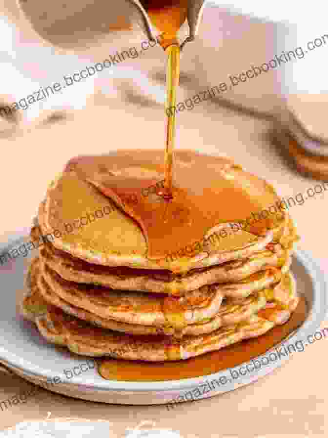 Image Of Fluffy Pancakes Drizzled With Honey Bread Baking For Teens: 30 Step By Step Recipes For Beginners
