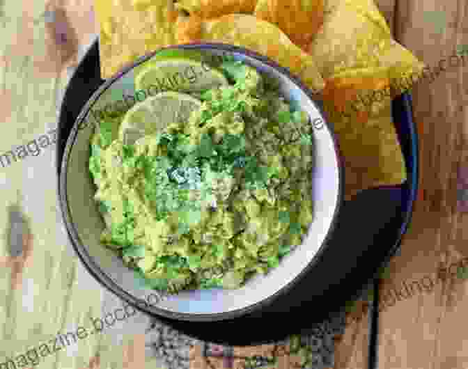 Image Of Fresh Guacamole With Tortilla Chips Bread Baking For Teens: 30 Step By Step Recipes For Beginners