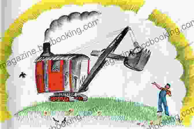 Image Of Mike Mulligan And Mary Anne Standing Triumphantly By The Completed Canal Mike Mulligan And His Steam Shovel