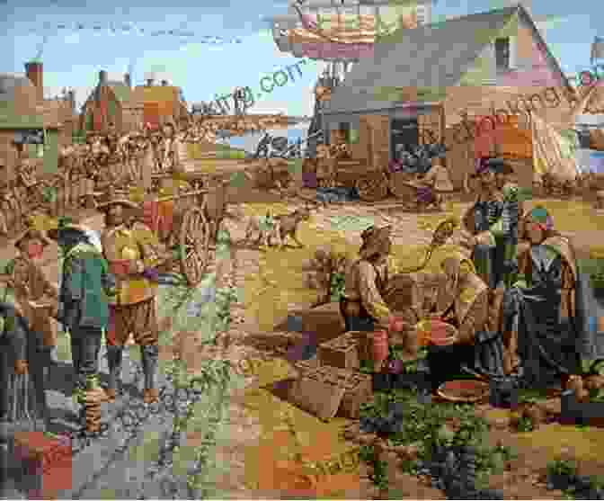 Painting Of The Jamestown Settlement Discovery (First Colony 5) Ken Lozito