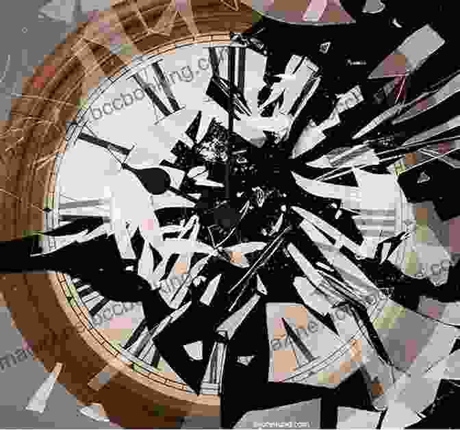 Shards Of Time Memoir Book Cover Featuring An Image Of A Shattered Clock Face Superimposed On A Vintage Photograph Of A Woman Shards Of Time: A Memoir