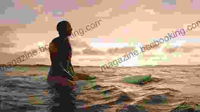Surfer Sitting On His Board, Contemplating The Ocean Pipe Dreams: A Surfer S Journey