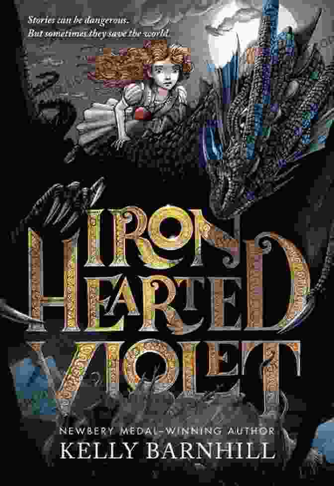 The Captivating Cover Of Iron Hearted Violet By Kelly Barnhill, Depicting A Young Girl Standing Amidst A Vibrant Forest With A Sword In Her Hand Iron Hearted Violet Kelly Barnhill