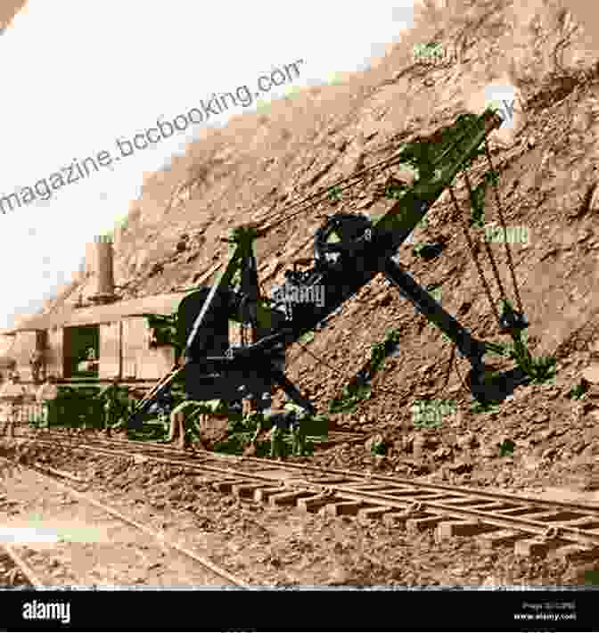 The Cover Of The Book 'Mines, Mules, And Mud' Depicting A Steam Shovel In The Culebra Cut. Mines Mules And Mud: Complete Collection Of 265 Letters