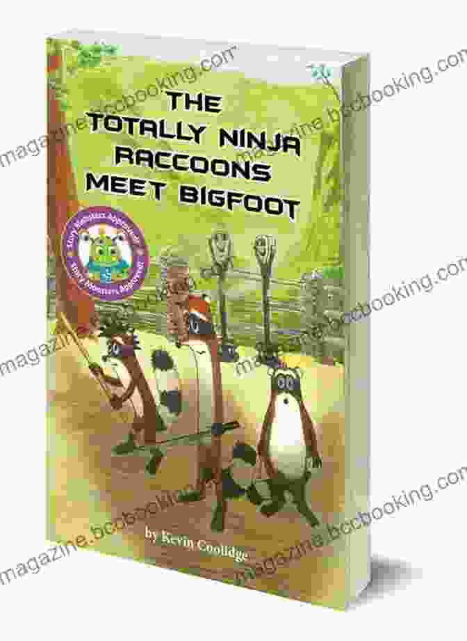 The Totally Ninja Raccoons And Bigfoot Standing Together In A Forest Clearing The Totally Ninja Raccoons Meet Bigfoot