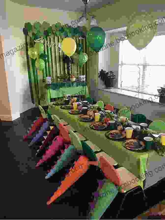 Vibrant Dinosaur Themed Party Decorations Create A Prehistoric Atmosphere. Nolie S Dinosaur Birthday Party Ken Robb